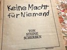 Vinyl Ton Steine Scherben Keine Macht für Niemand Doppel-LP TSS 17/L 1
