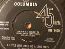 SUE AND SUNSHINE - A LITTLE LOVE /IF YOU SEE ME CRYING 1964 COLUMBIA DB 7409 N/M