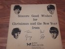 Official Beatles fan club Christmas record.7 inch floppy VINYL.