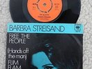 Barbra Streisand Free The People/Flim Flam Man Very Rare 1971 Norway Press