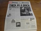 Jethro Tull  Thick As A Brick   UK early press