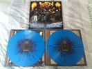 LORDI  **SIGNED/AUTOGRAPHED** The Arockalypse BLUE SPLATTER VINYLS / Iron Maiden
