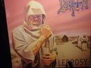 DEATH 1988 Leprosy vg+ LP Combat ORIGINAL Chuck Shuldiner METAL speed THRASH