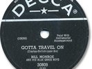 Rare 1959 BILL MONROE & Blue Grass Boys Country 78 RPM Record Gotta Travel On