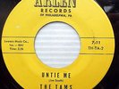 THE TAMS northern soul 45 UNTIE ME / DISILLUSIONED strong VG+ on ARLEN e9052