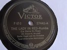 Xavier Cugat - 78rpm single 10-inch –Victor #27442 The Lady In Red