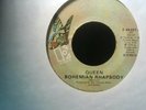 2 Vinyl 45`s Queen Bohemian Rhapsody/Crazy Little Thing Called Love VG To VG+