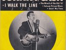 JOHNNY CASH EP - ON SUN - I WALK THE LINE - WITH PICTURE COVER