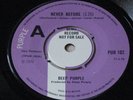 DEEP PURPLE never before/when a blind man 1972 UK PUR102 1ST PRESS DEMO 45 EX