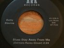 Betty Blevins -Blues Stay Away From Me- Ohio Hillbilly Bopper 45 on Ark - Hear