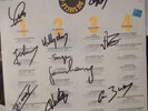 autographe serge gainsbourg johnny hallyday jj goldman pi bachelet jean ferrat