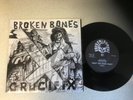 BROKEN BONES..CRUCIFIX..RARE UK ISSUE SINGLE..FALL 25