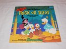 WALT DISNEY Trick or Treat The Haunted Mansion w/ Halloween MASKS 1974 Vinyl LP