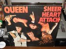 QUEEN SHEER HEART ATTACK VINYL LP '77 REISSUE WITH POSTER/LYRIC INSERT VG+/VG