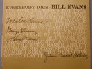 Bill Evans - Everybody Digs - 1959 Riverside deep groove mono LP - No Reserve