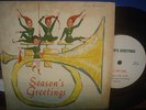 THE J'S WITH JAMIE - SEASONS GREETINGS - PICT SLEEVE EP W RECORD