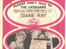 DIANE RAY--PICTURE SLEEVE + 45-(PLEASE DON'T TALK TO LIFEGUARD)--PS--PIC--SLV