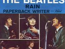 VINTAGE 45 R.P.M. PICTURE SLEEVE -THE BEATLES Rain/Paperback Writer