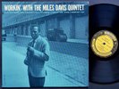 MILES DAVIS Workin' LP PRESTIGE 7166 US 1959 DG MONO John Coltrane Red Garland