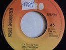 BRUCE SPRINGSTEEN - Cover Me / Im On Fire  - RARE COSTA RICA 45