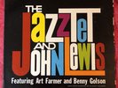 THE JAZZTET AND JOHN LEWIS Art Farmer Benny Golson Older Deep Blue ARGO Label