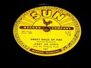 SUN 78, GREAT BALLS OF FIRE, Jerry L:ee Lewis