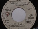 PRINCE - 17 Days / When Doves Cry - RARE GUATEMALA 45