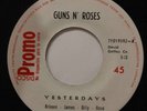 GUNS N ROSES - Yesterdays - RARE COSTA RICA 45 RADIO PROMO