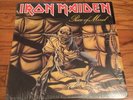IRON MAIDEN PIECE OF MIND LP ORIGINAL PRESS In Plastic  EXCELLENT  Metal