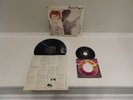 David Bowie Scary Monsters RARE GOLD STAMPED PROMO LP & Ashes To 45  Low Heroes