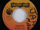 Reggae 45 BARRINGTON LEVY Murderer GRADE ONE HEAR