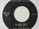 rare garage surf 45 LOS MOSQUITOS flame out CANYON STATE LISTEN