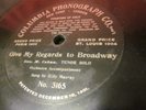 RARE*78rpm COLUMBIA PHONO. Co. #3165 BILLY MURRAY 