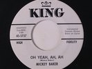 MICKEY BAKER: Oh Yeah, Ah, Ah / Baby Let's Dance 45 (dj) Blues & R&B