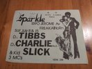 ORIG RARE FLYER DJ.TIBBS - DJ.CHARLIE ROCK - KID SLICK & 3 M.C.'S SPARKLES 197?