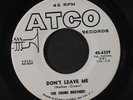 CRUME BROTHERS: Don't Leave Me / What Am I Going To Do 45 (dj, pretty great )