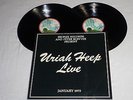 2 LP URIAH HEEP (KEN HENSLEY) - LIVE JANUARY 1973 ORG 1973 AUTOGRAPHED  MINT RAR