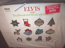 ELVIS PRESLEY-SINGS WONDERFUL WORLD OF CHRISTMAS+HYPE+POSTCARD-NM/VG+ VINYL LP