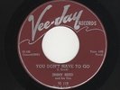 '54 HARP Blues JIMMY REED You Don't Have To Go/Boogie In the Dark VJ 119 M- HEAR