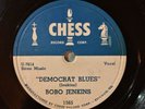 Bobo Jenkins Chess 1565 Democrat Blues 1954 E 78 RPM 10” Blues