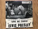 ELVIS PRESLEY - LOVE ME TENDER 1957 UK FOUR TRACK EP HMV 7EG 8199 EX/VG+ NICE