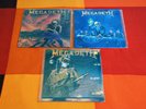 MEGADETH HEAVY METAL LP VINYL RECORD LOT: PEACE SELLS, RUST IN PEACE, SO FAR etc