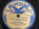 Bluebird 5689 Jesse Rodgers YODELING RAIL ROAD  San Antonio 1934 78 rpm E+ Hobo