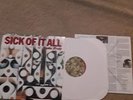 SICK OF IT ALL YOURS TRULY LP RED WAX WITH INSERT ONLY 500 COPYS MADE OOP VG/VG+