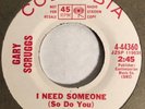 garage psych 45 Gary Scruggs I need someone / gentle Columbia radio promo