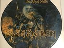IRON MAIDEN LIVE AFTER DEATH 2001  PICTURE DISC RARE PROMO VG SHAPE