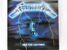 Metallica Ride the Lightning Megaforce RARE 1st US Pressing Vinyl Record 1984