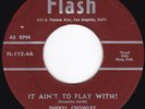 R&B Popcorn Jazz SHERYL CROWLEY w/LORENZO HOLDEN It Ain't to Play With HEAR