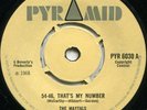 THE MAYTALS*54-46 THAT'S MY NUMBER*CLASSIC*MINT