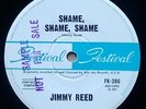 JIMMY REED SHAME SHAME SHAME RARE 1963 AUST OZ FESTIVAL LABEL SINGLE AS NEW